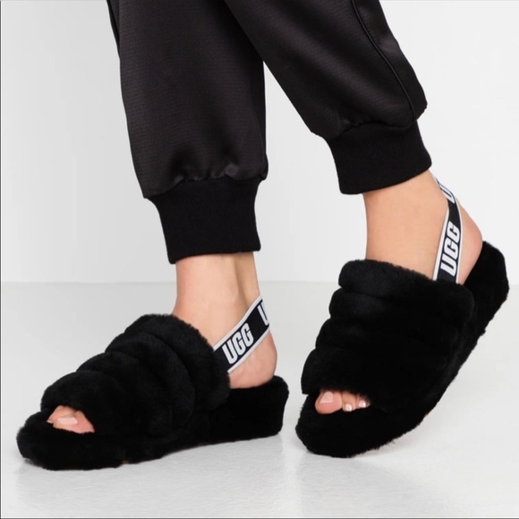 ugg fluff yeah slide size 8